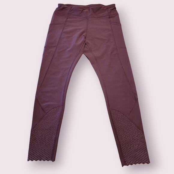 RARE Lululemon Tight Stuff Tight II Redwood Leggings Luxury Athleisure Yoga 8 - Picture 3 of 10